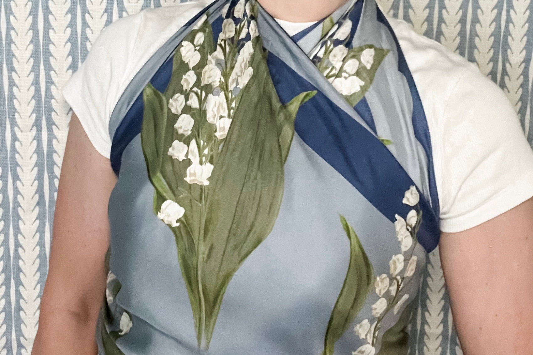 How to Tie a Silk Scarf: The Wrap Halter