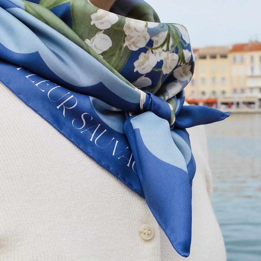 Lily of the Valley Scarf 90