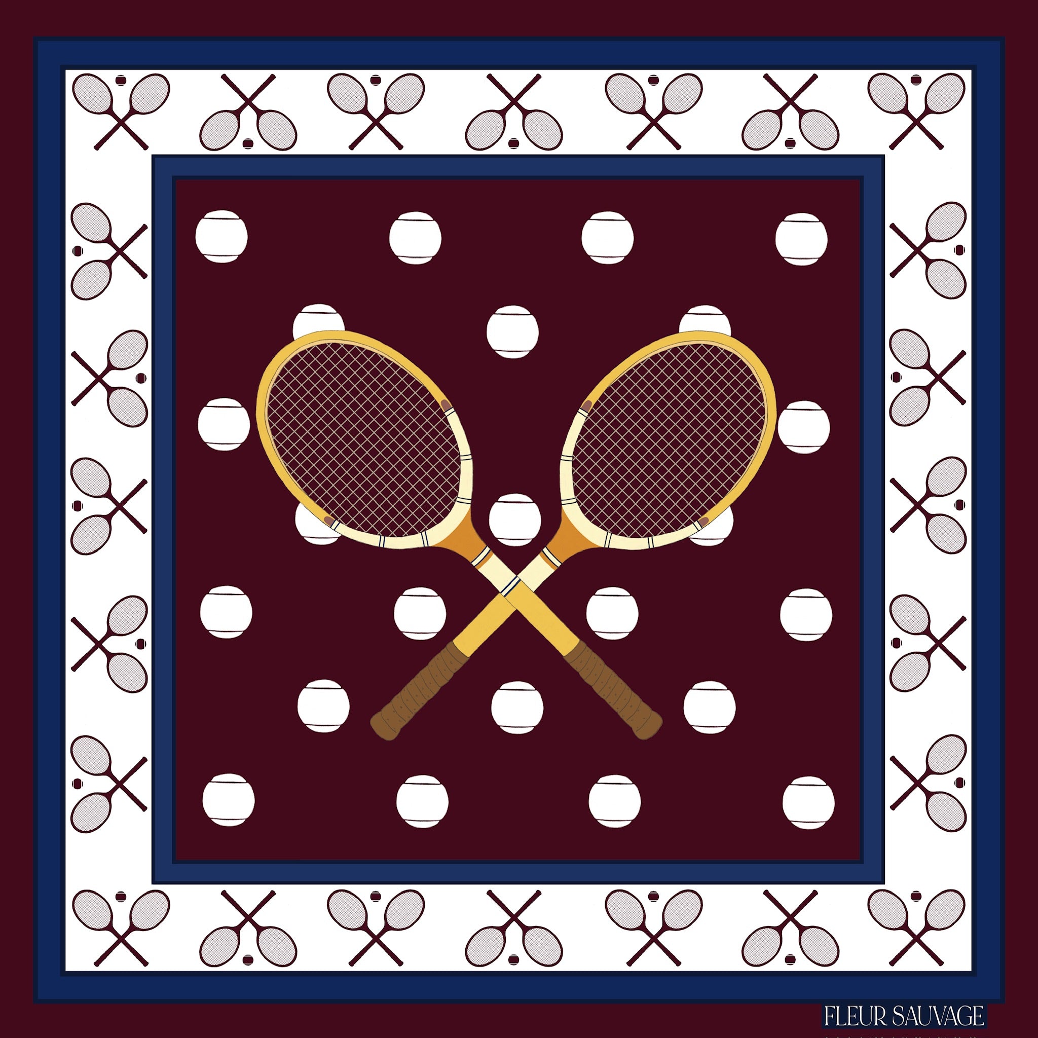 Match Point Scarf 90