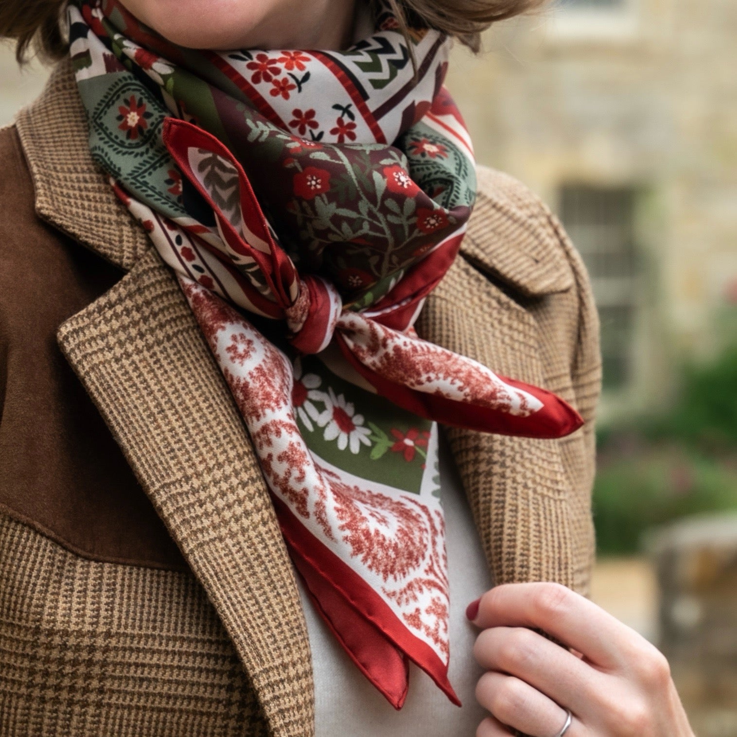 Holiday Ribbons Scarf 90