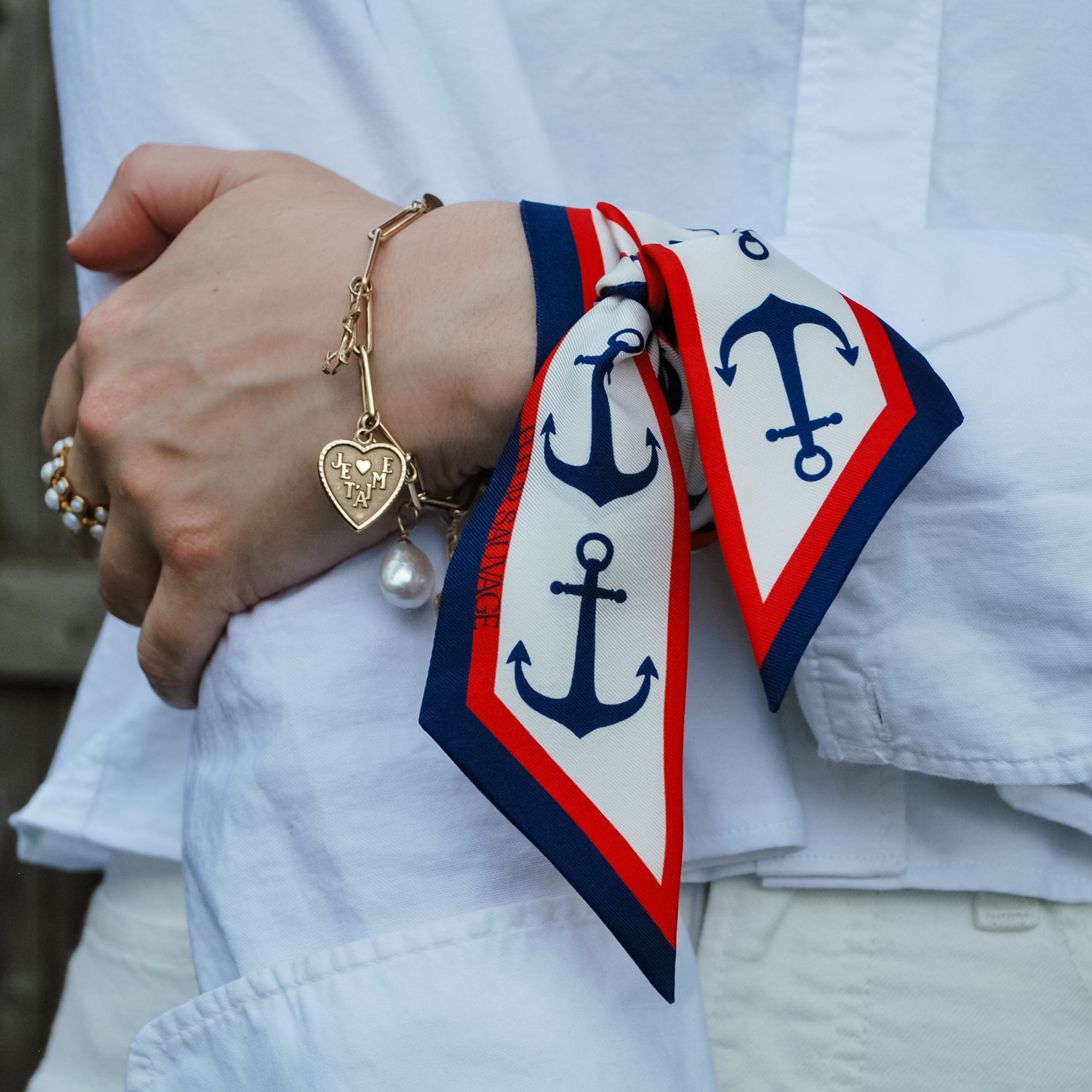 Anchors Aweigh Twilly Scarf