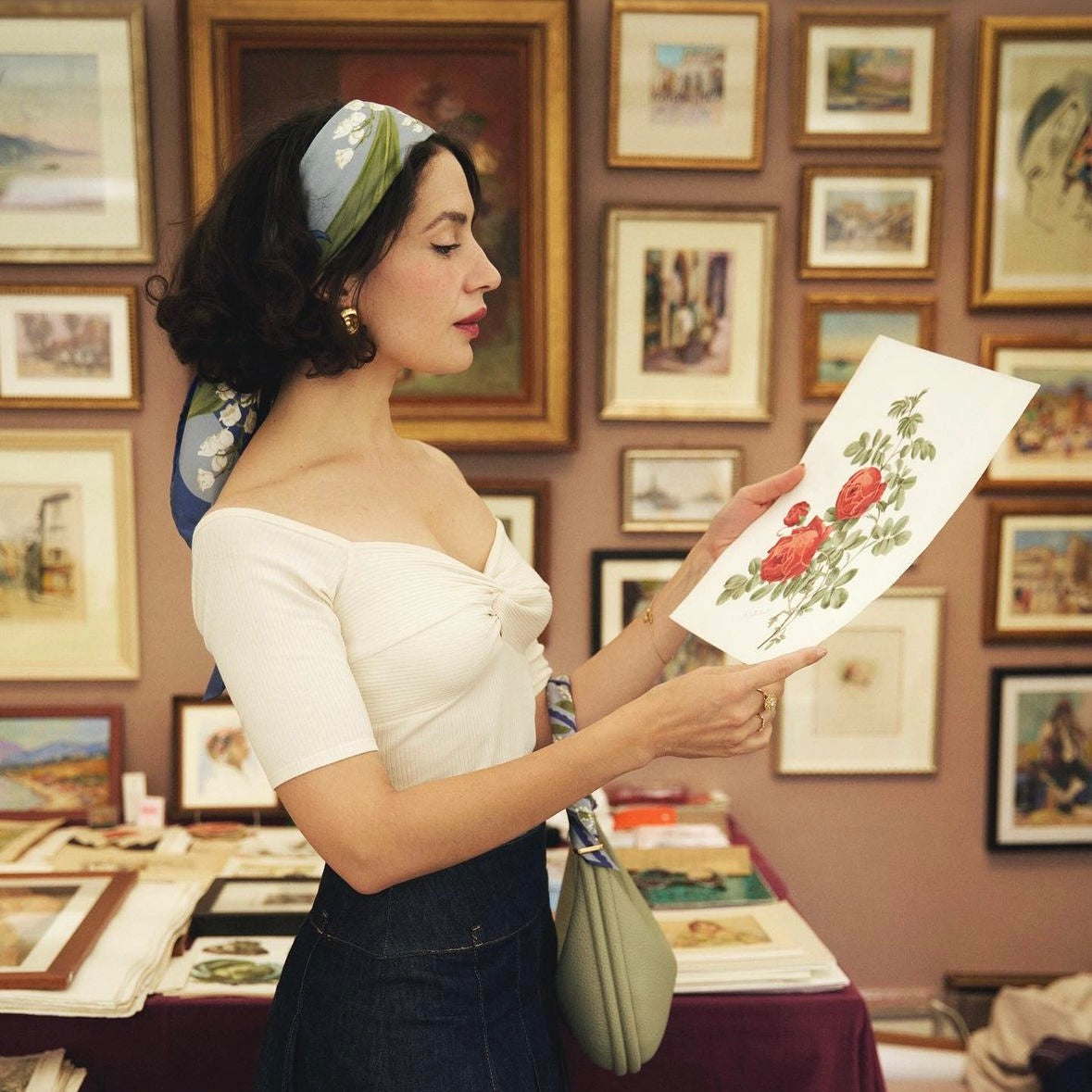 PREORDER Lily of the Valley Scarf 90