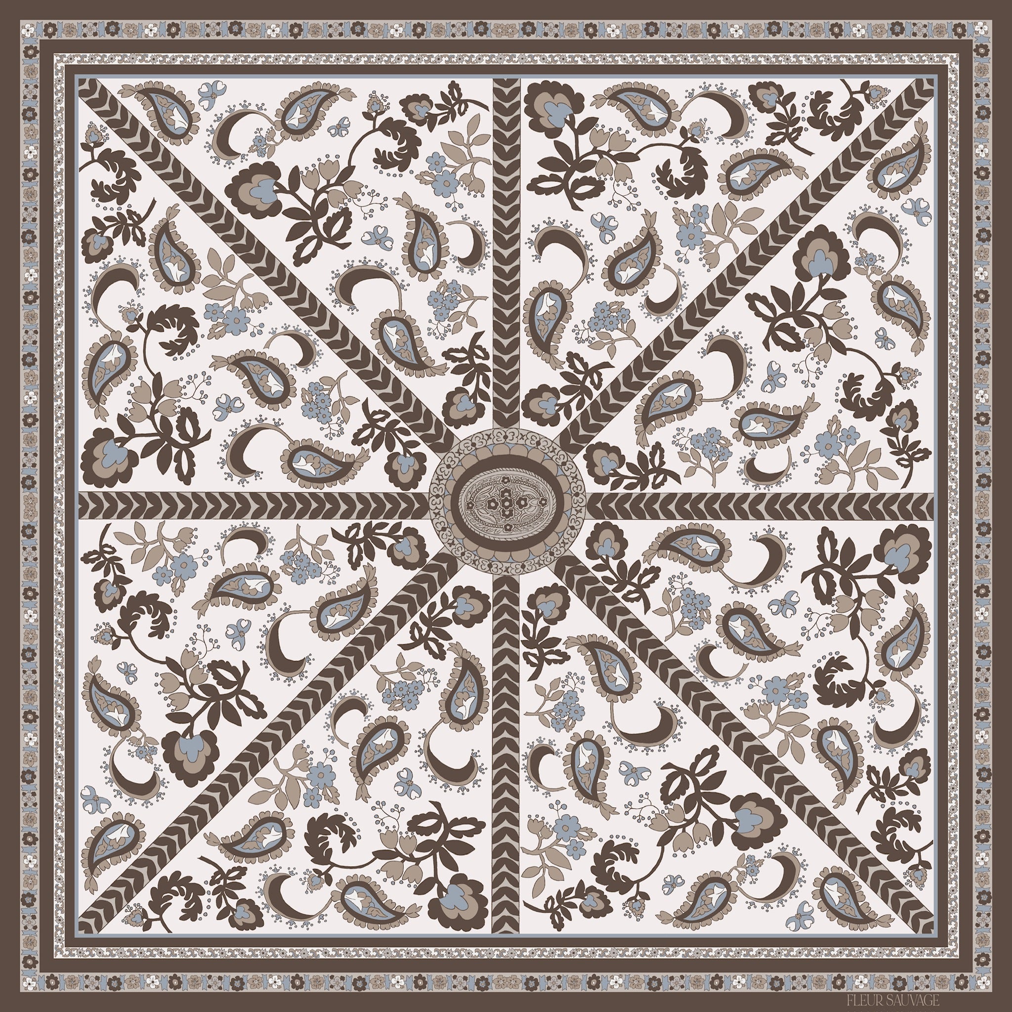 Taupe Chateau Scarf 50