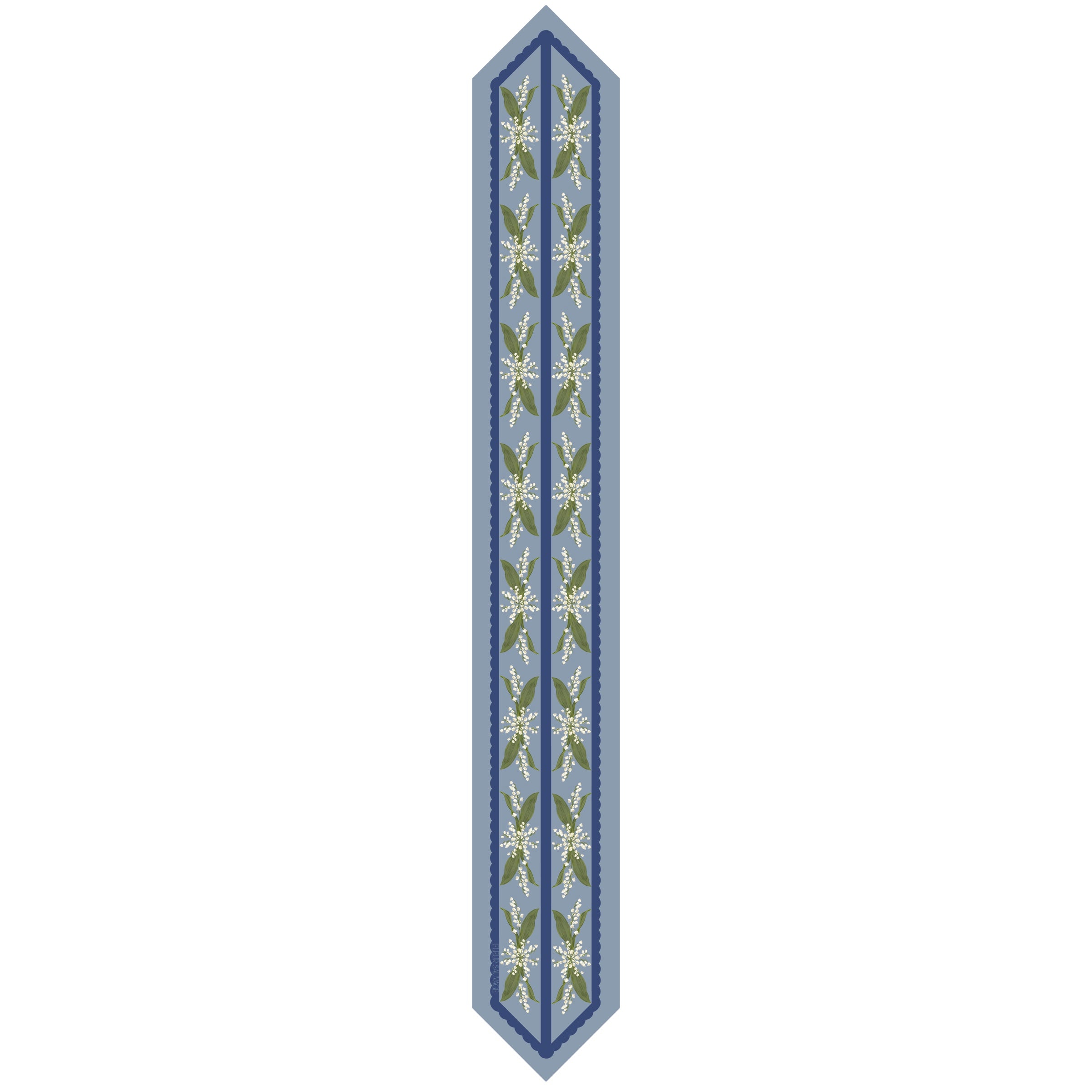Lily of the Valley Twilly Scarf