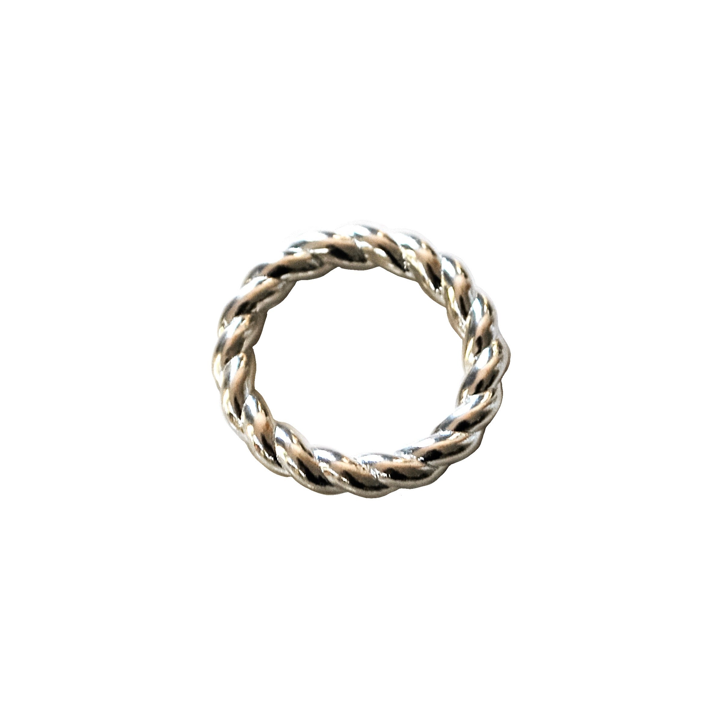 Corde Scarf Ring Silver