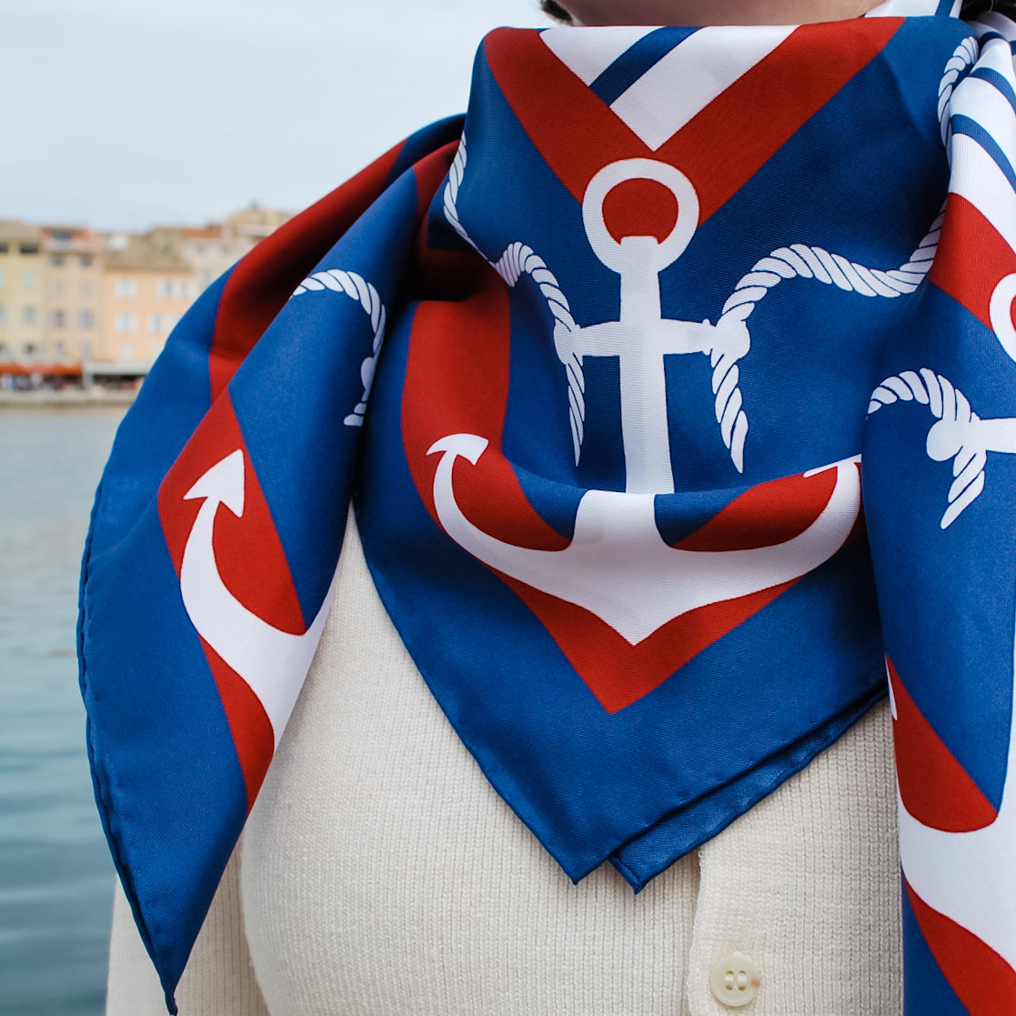 Imperfect Anchors Aweigh Scarf 90