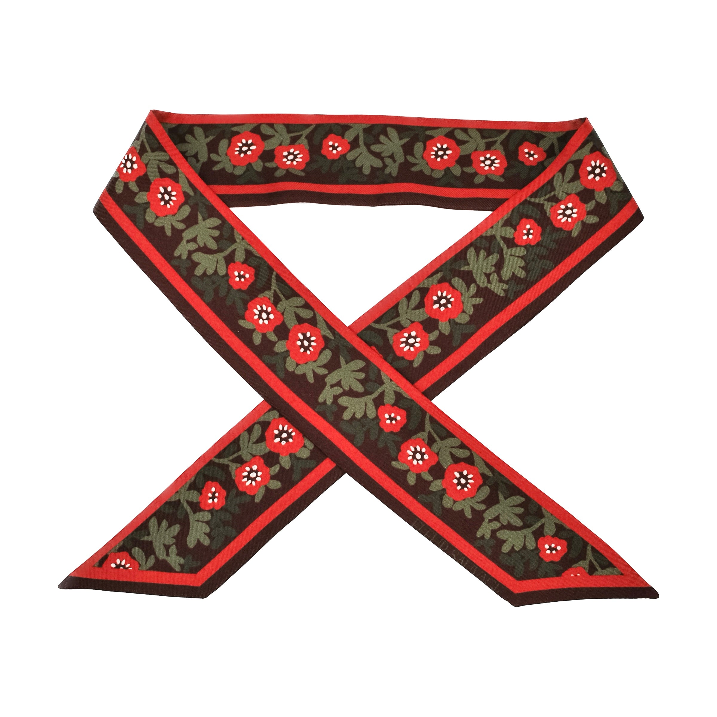 Holiday Ribbons Twilly Scarf