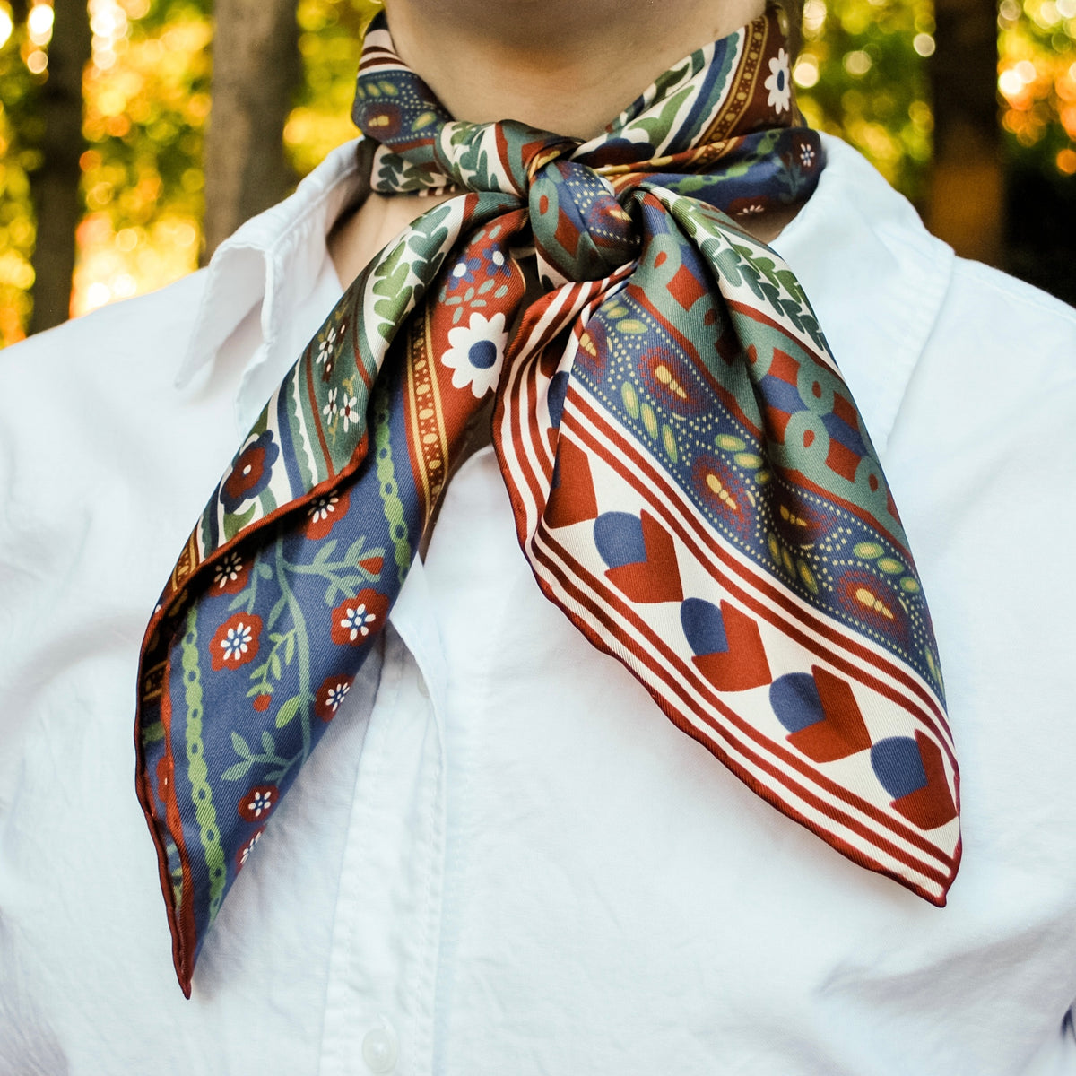 Rust Rayure Scarf 64