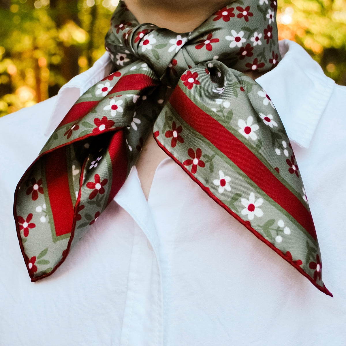 Olive Marguerite Scarf 64