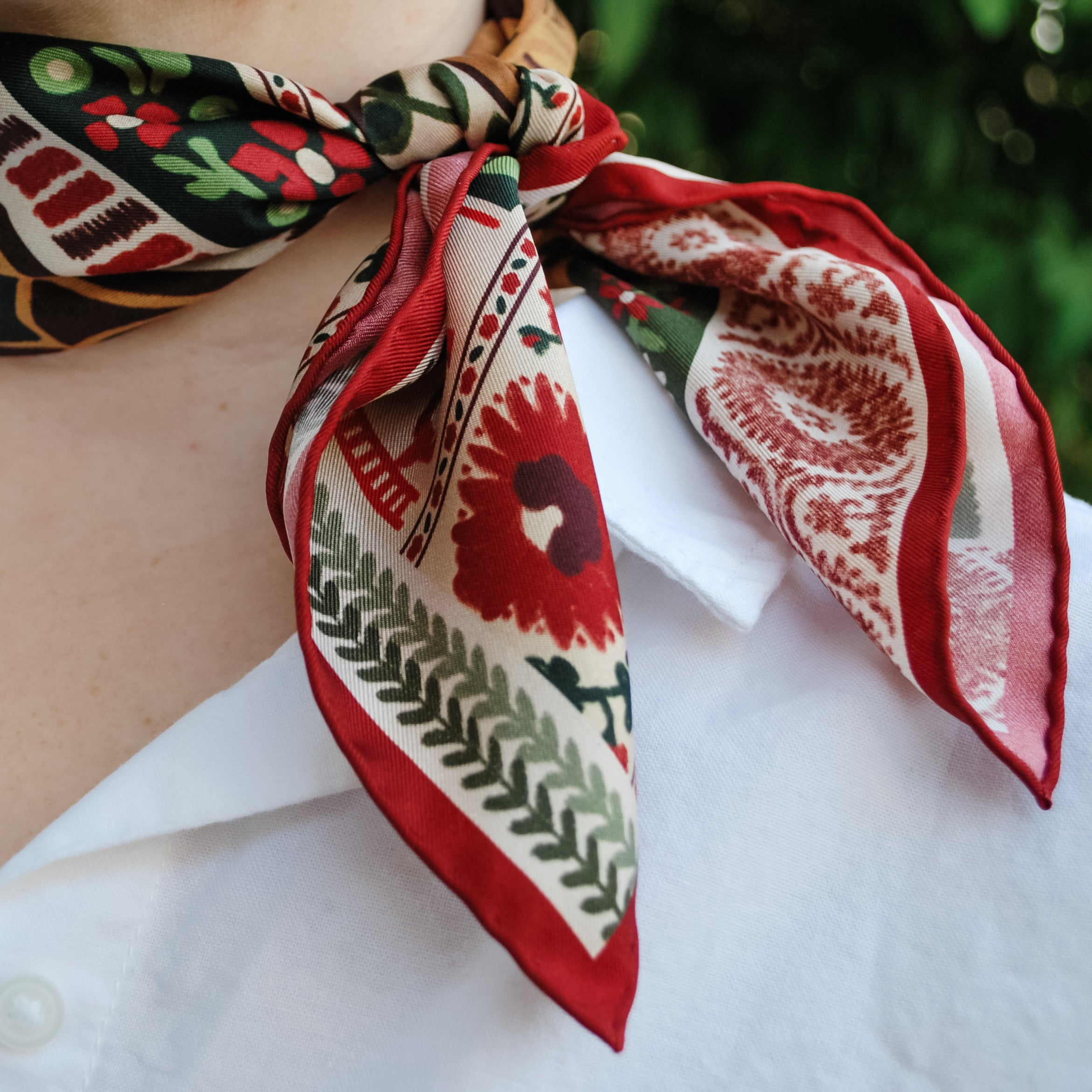 Holiday Ribbons Scarf 50