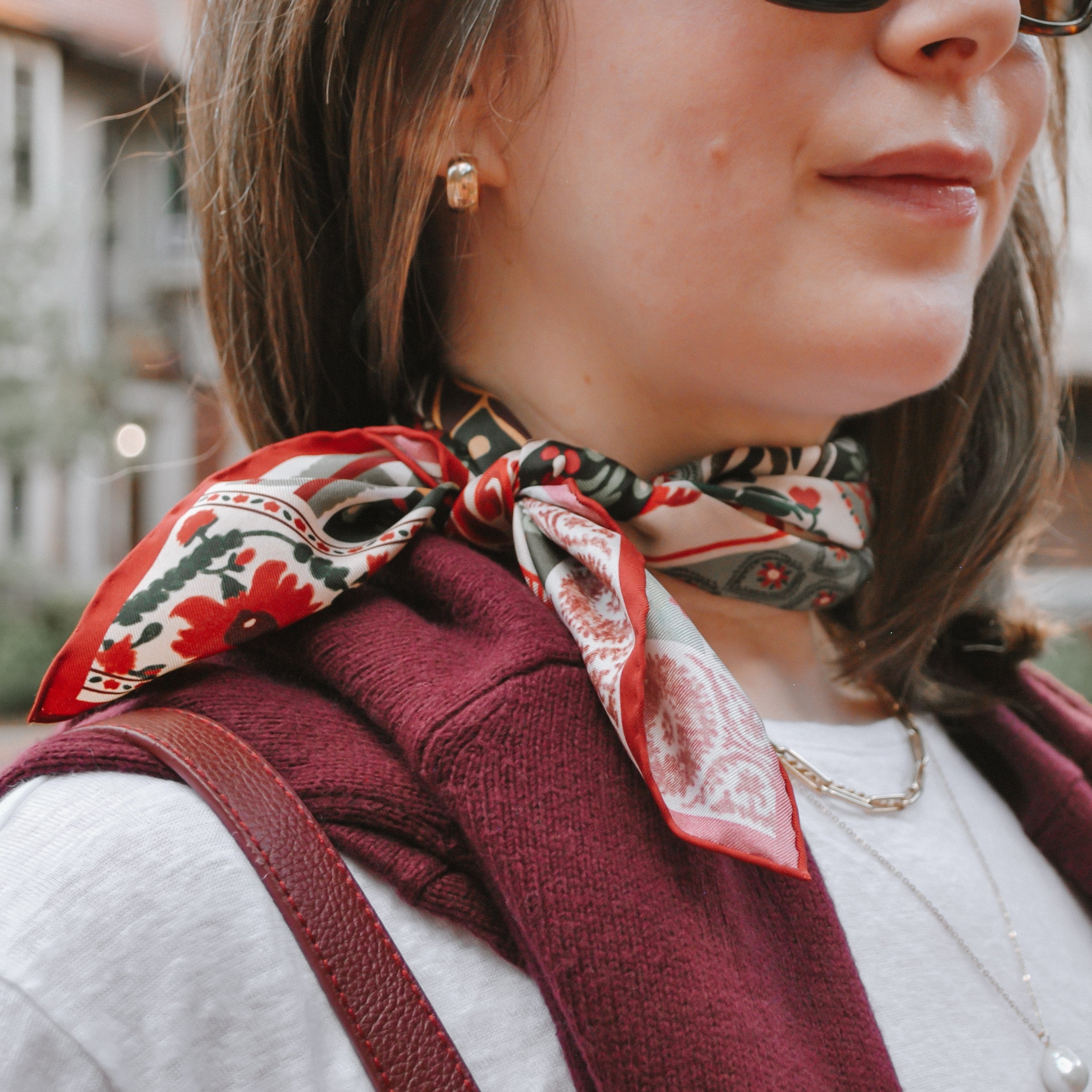 Holiday Ribbons Scarf 50