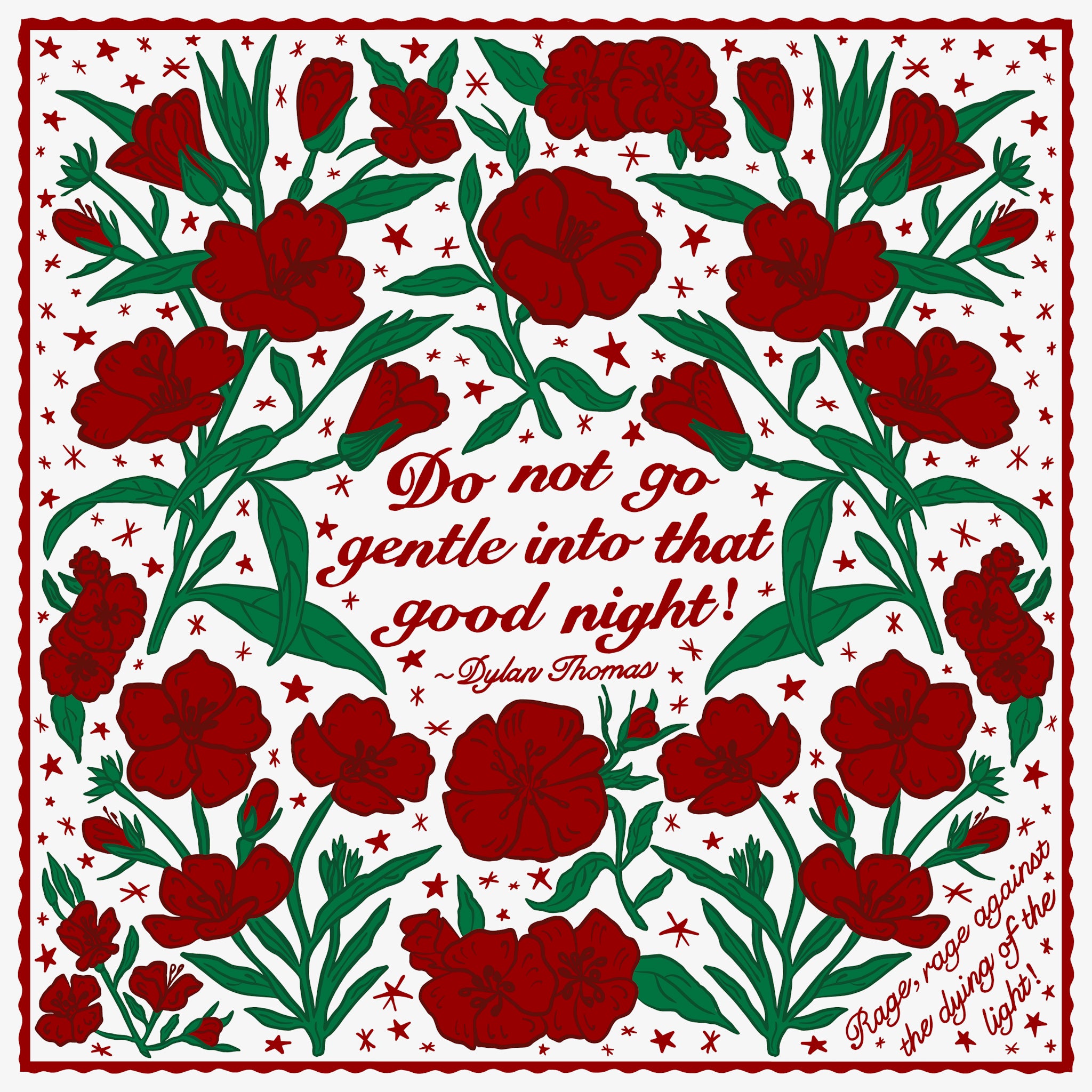 Primrose Giving Scarf Red PREORDER